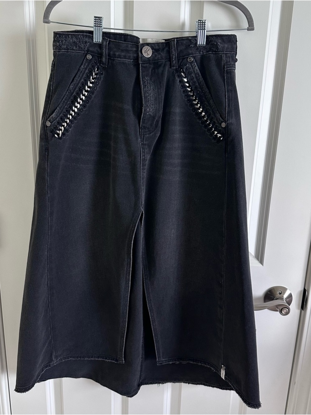 One Teaspoon Black Denim Jeans with Branded Waist Label